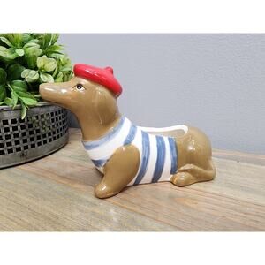 Dachshund Molly & Rex Ceramic Mini Planter